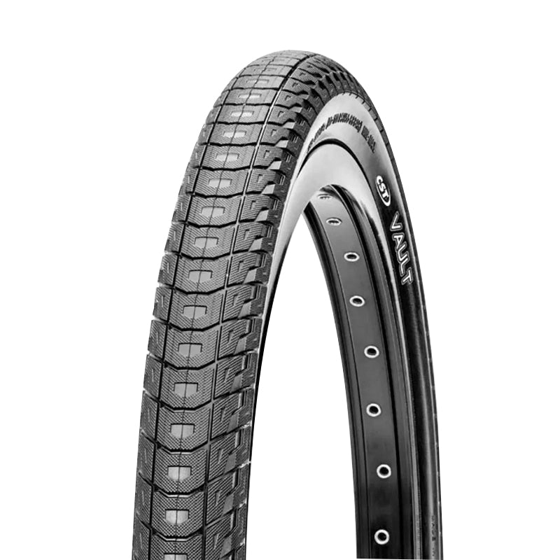 BMX Tire 20 x 2.20 CST Vault Black TR (56-406) - Dual Compound