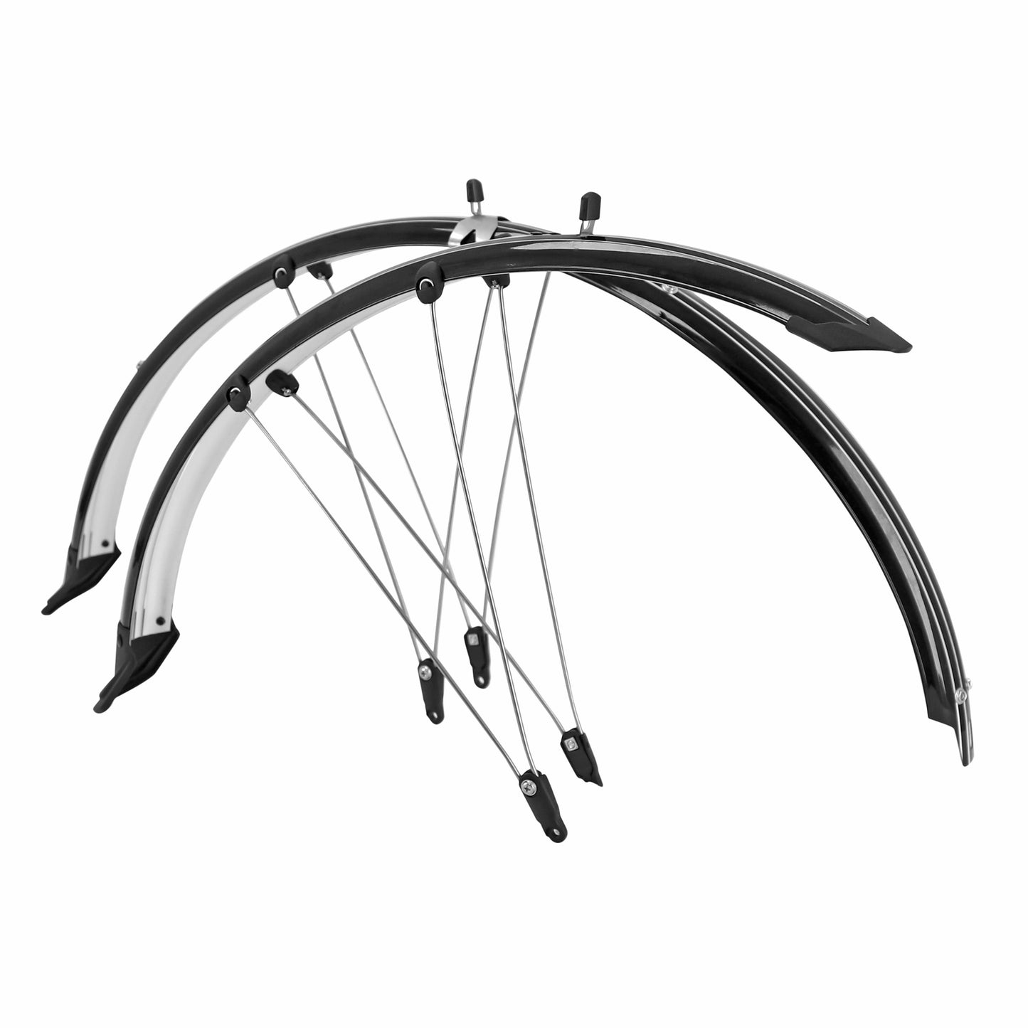 Garde-boue 28" PCP Trekking tringles noir 45 mm incassable