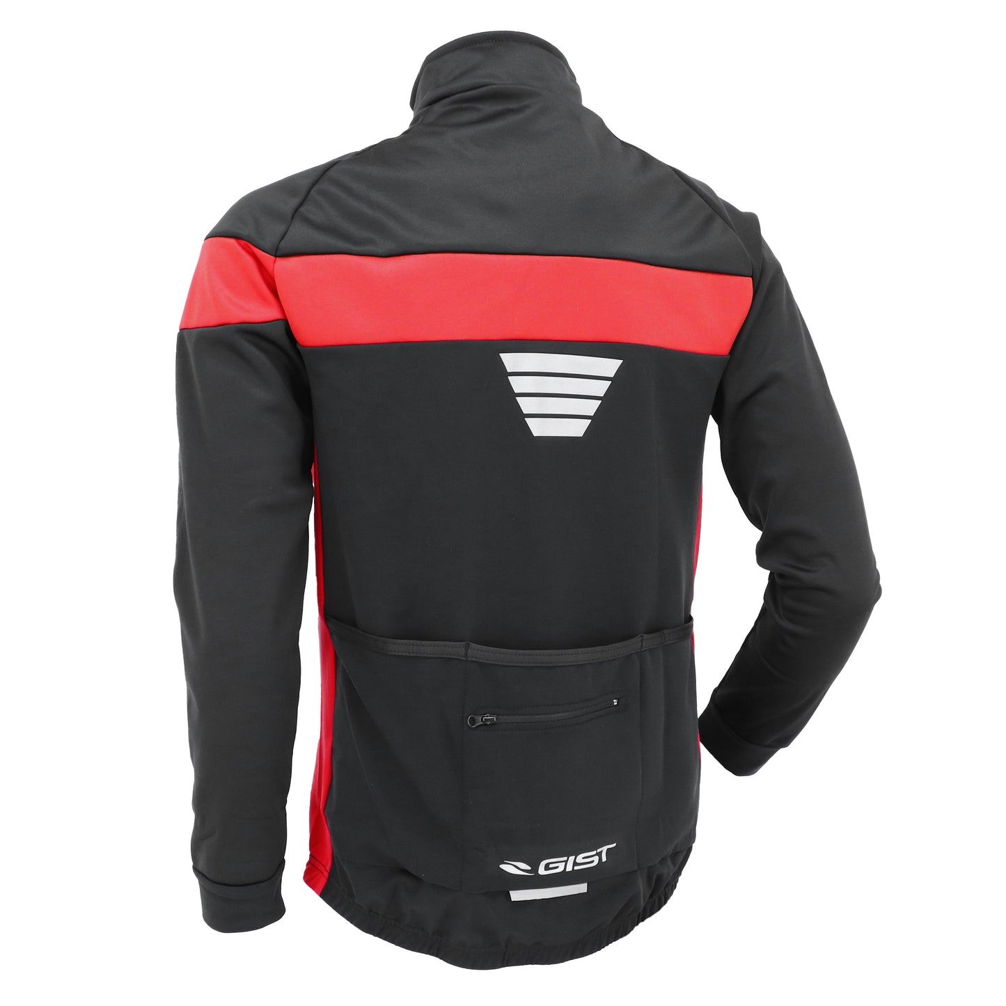 Gist Inside Black/Red Winter Cycling Jacket