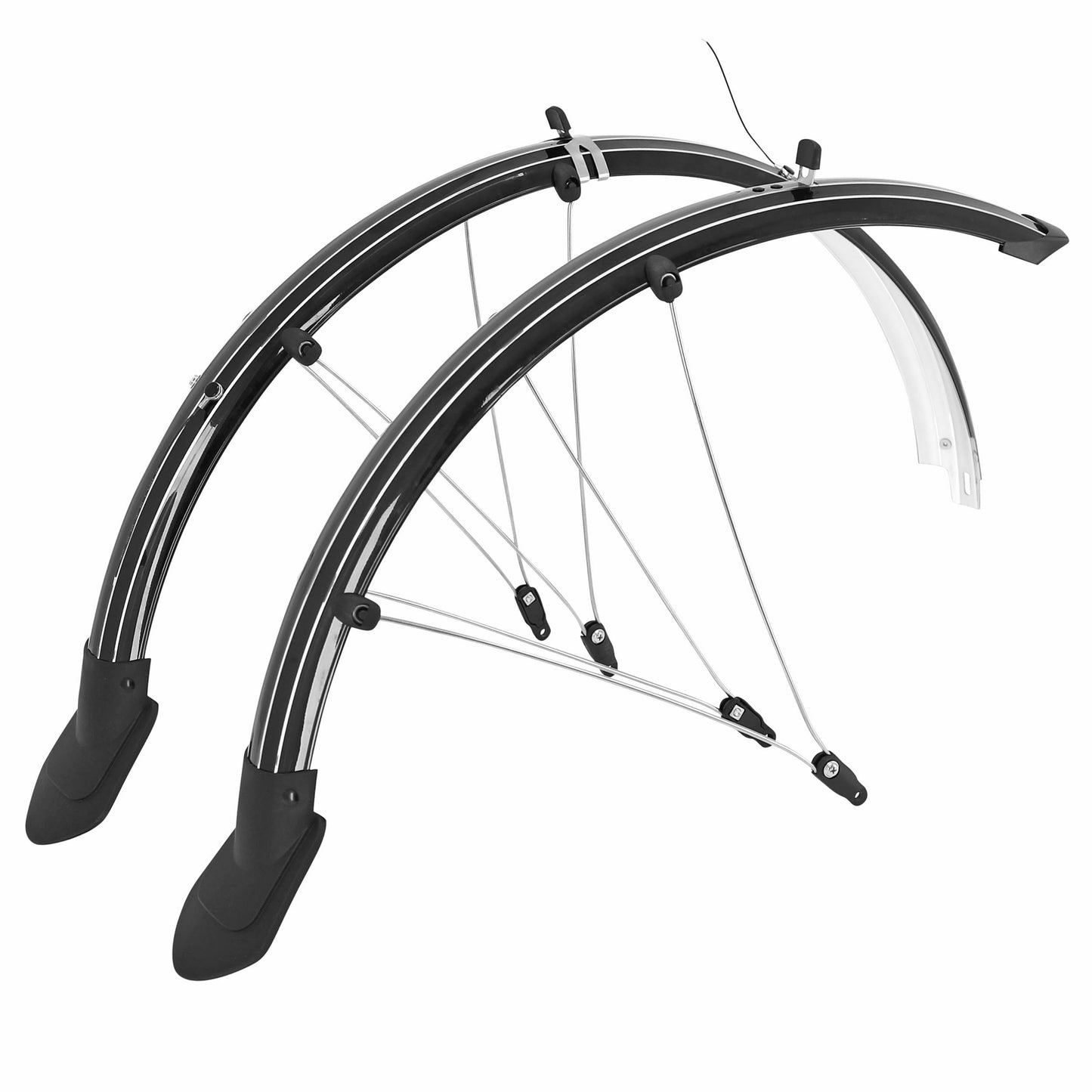 26" Mudguards PCP Trekking stays black 60 mm dynamo cable