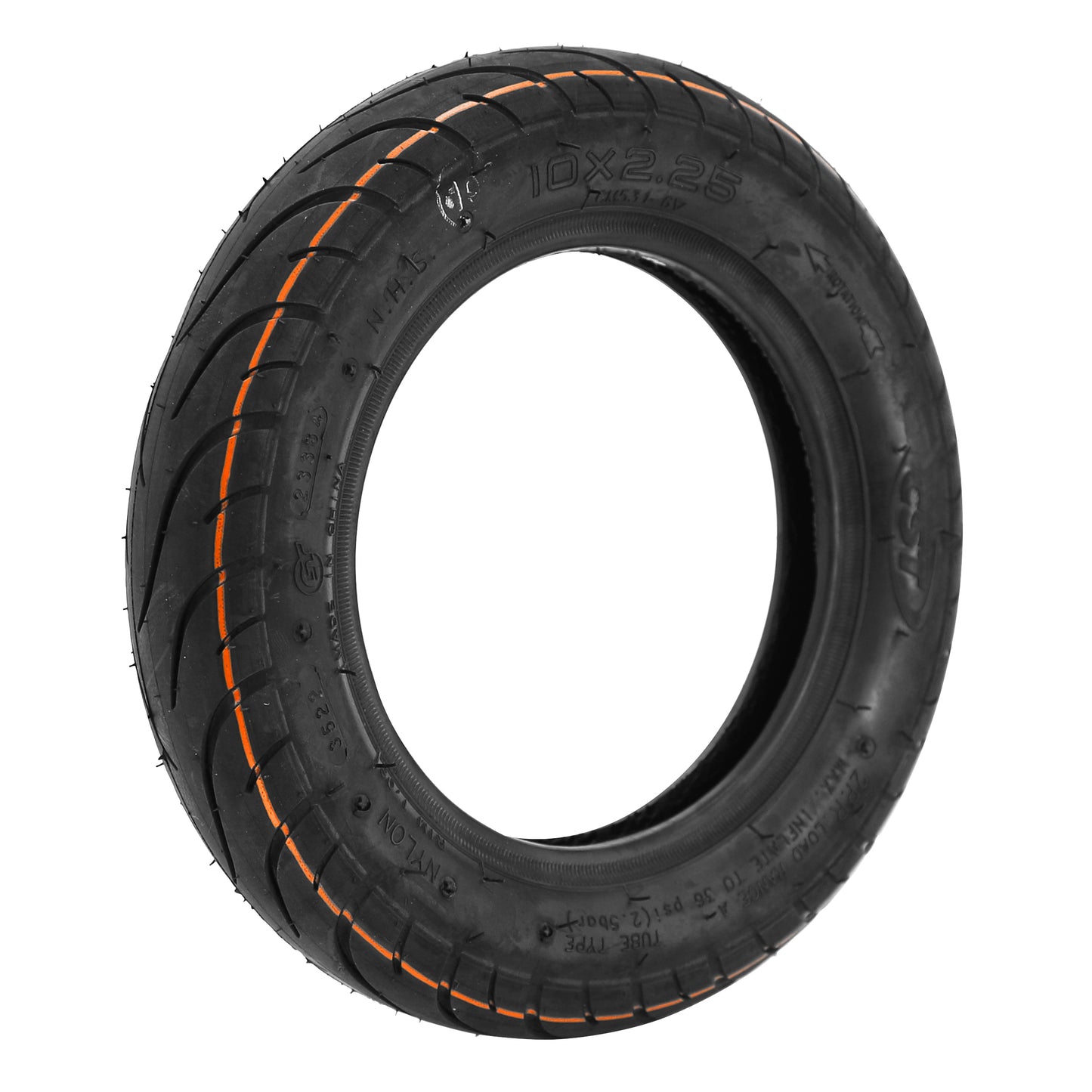 Pneu Trottinette TubeType 10 X 2.25 CST Noir (Mini Razor - QUICK3 - Zero 10X - INOKIM OX)