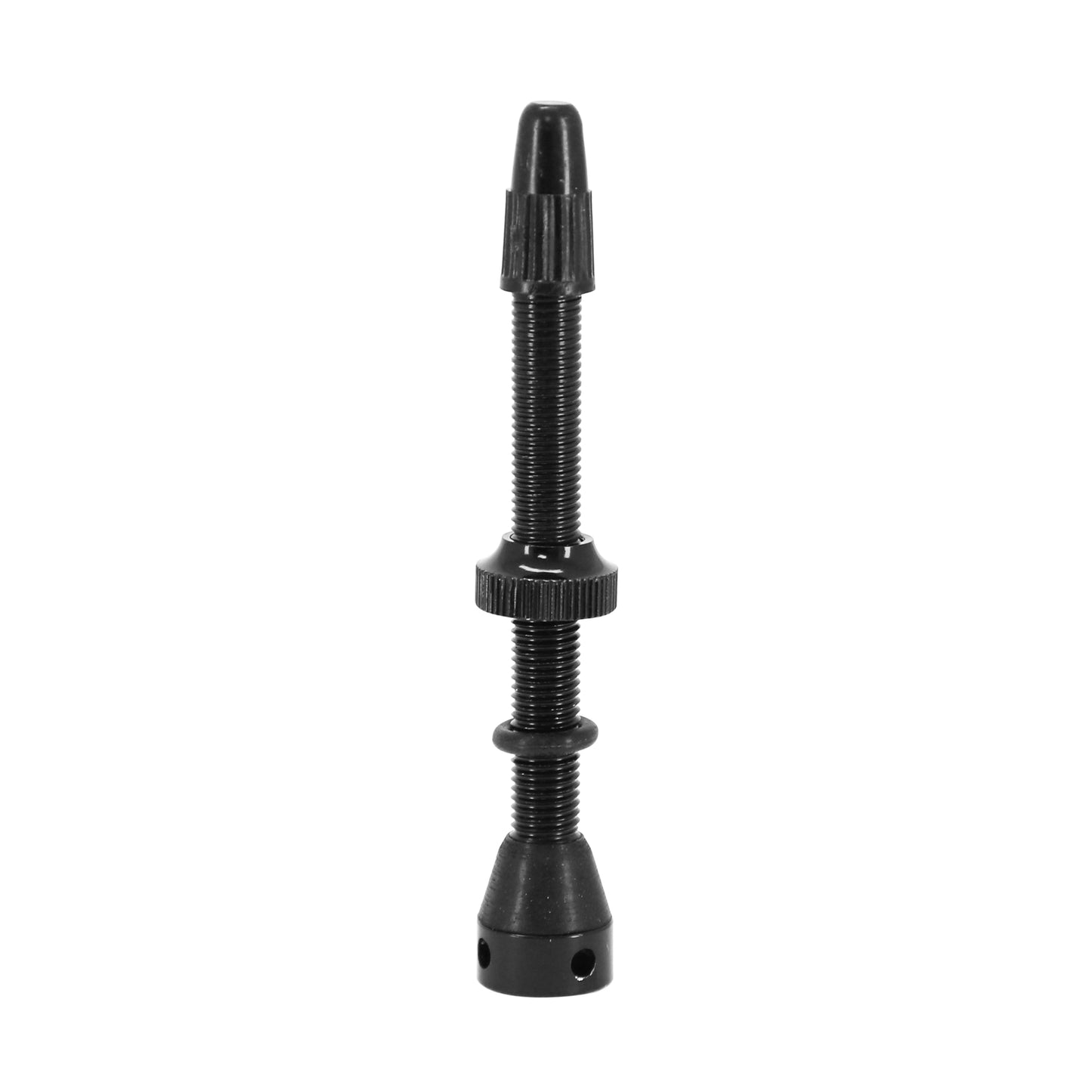 Valve tubeless Presta PCP noire 60 mm 4 trous