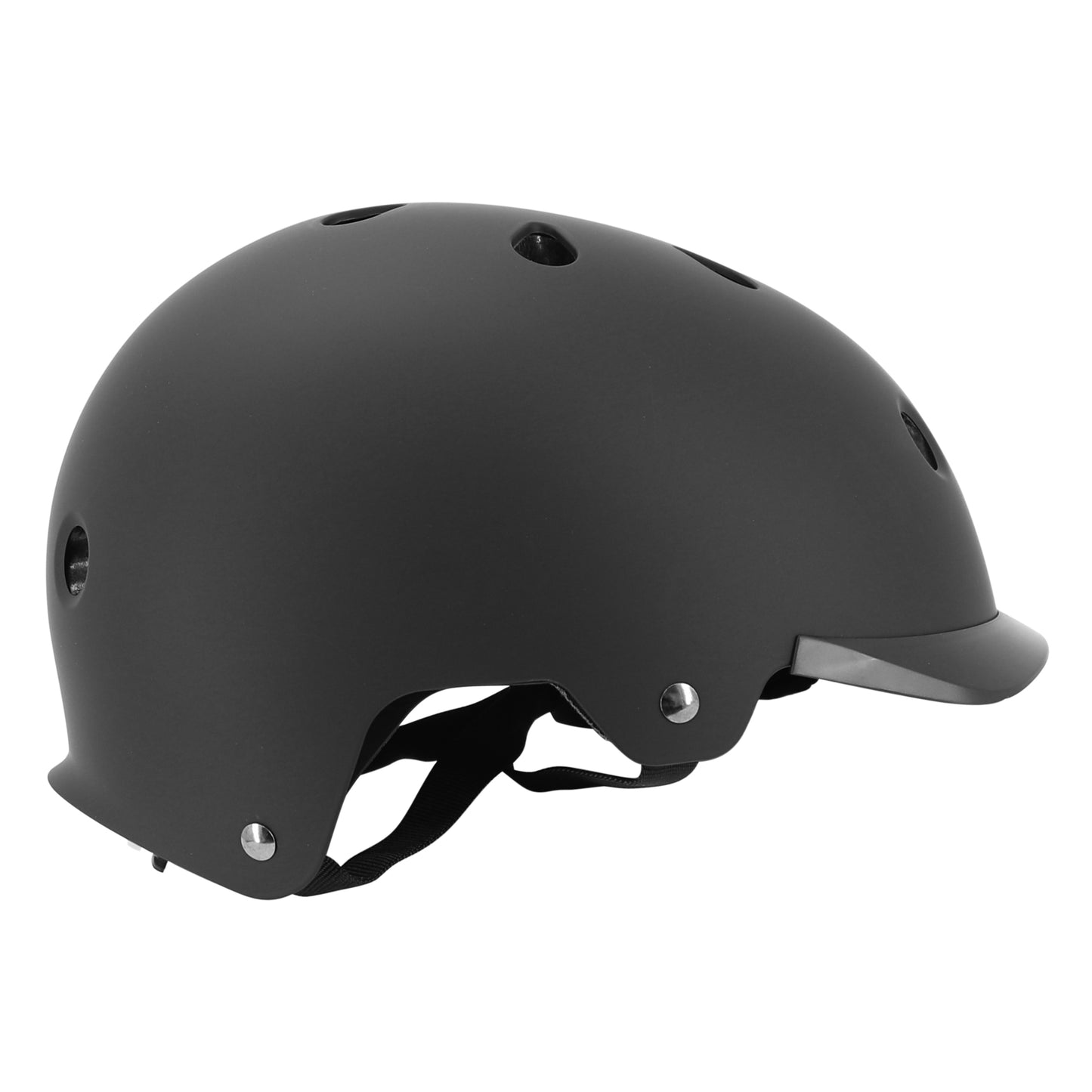 Casque vélo adulte Auvray urban noir avec éclairage intégré sur molette réglable