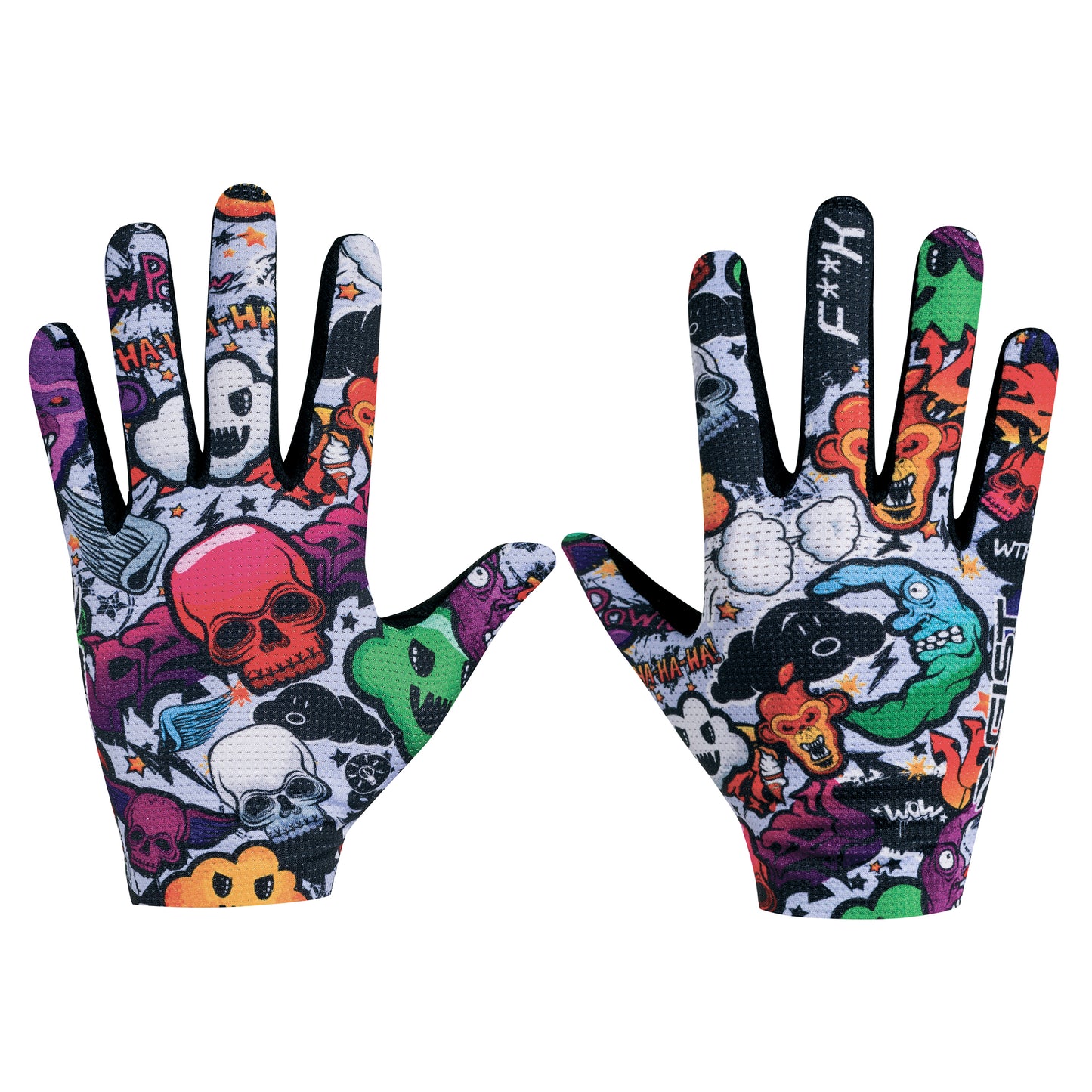 Gants vélo VTT long Gist Faster déco Murales tactile