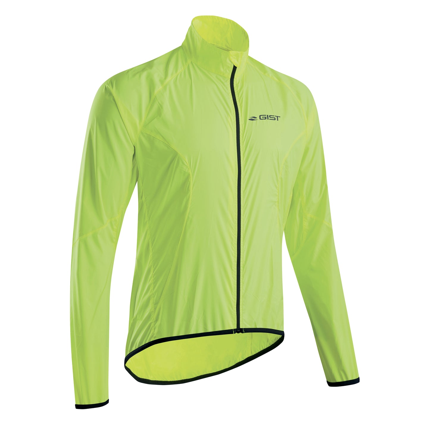 Gist Adult Windproof Cycling Jacket Hi-Vis Yellow