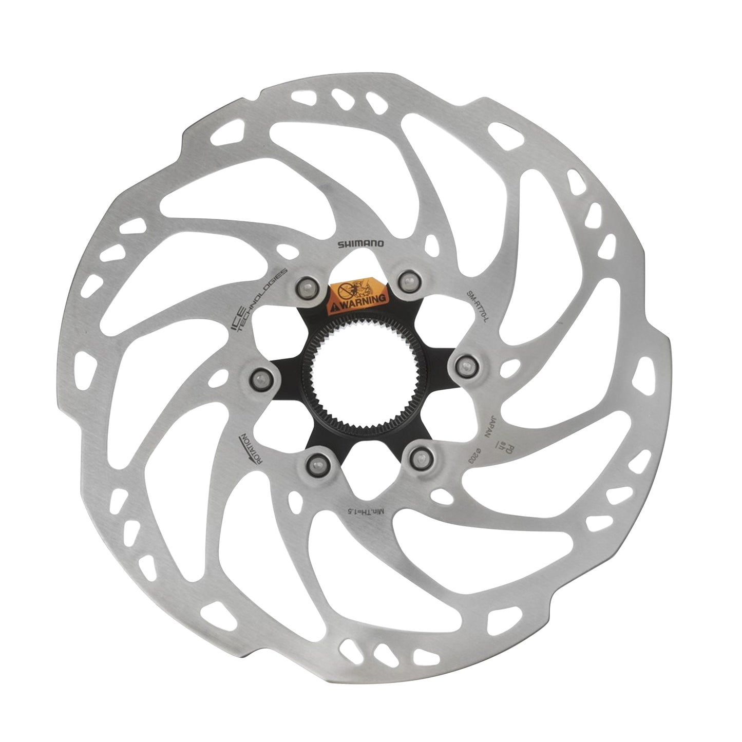 Disque de frein VTT Centerlock Shimano RT70 SLX 203mm ice-tech advanced sm-rt70l