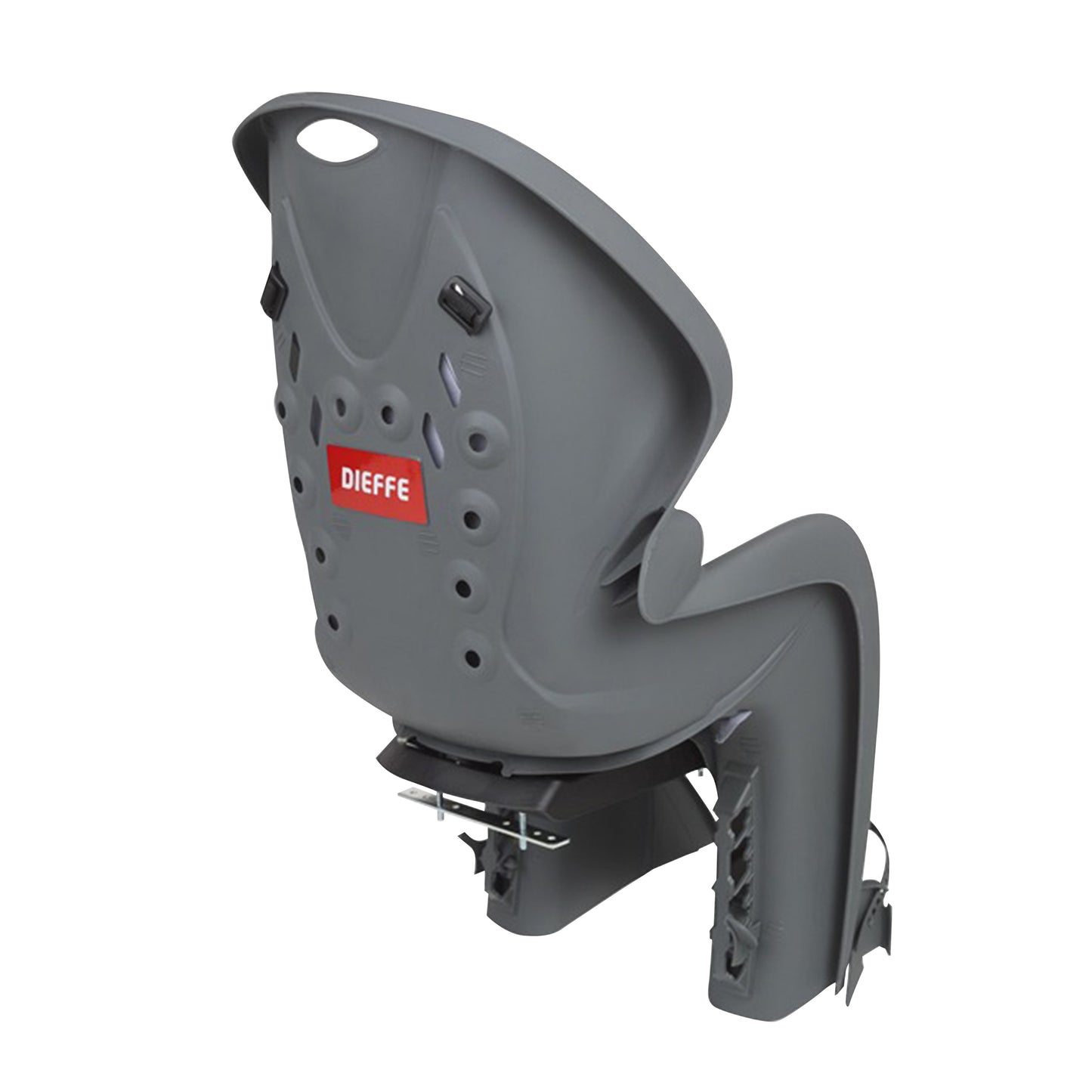 Dieffe by Polisport rear child seat for grey luggage rack