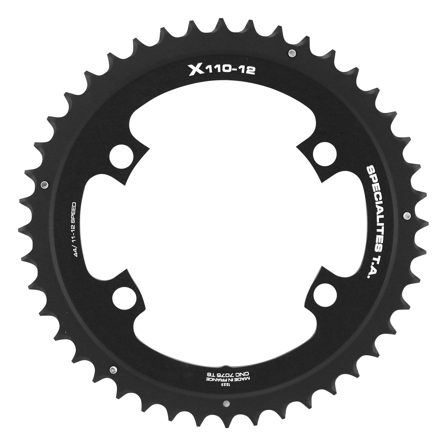 Plateau route TA X110 4 bras D110 pour Ultegra DA 105 44D ext 12V