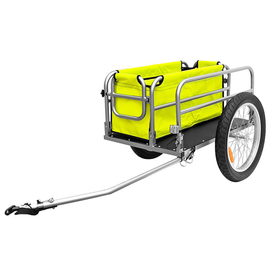 PCP folding aluminum utility bike trailer