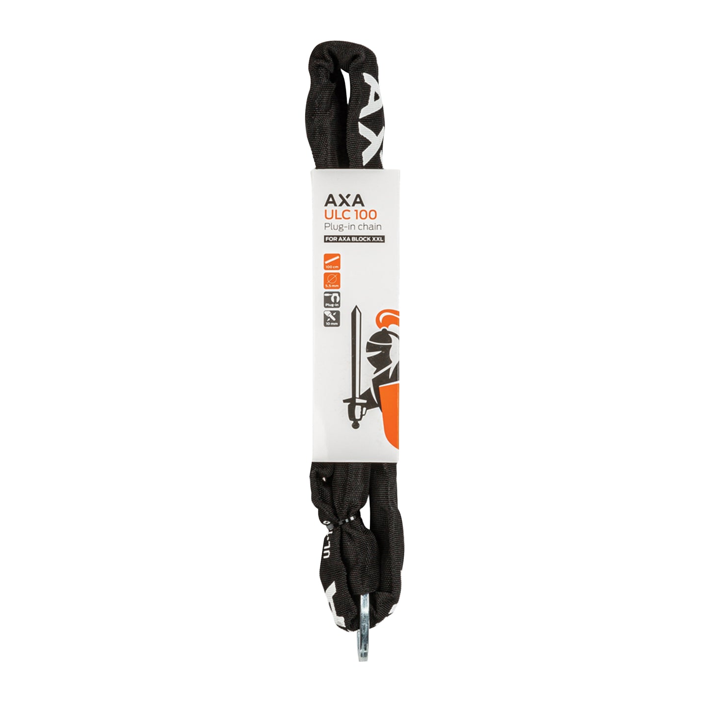 Axa ULC chain lock for horseshoe plug cable diam 5.5 mm L1.00m