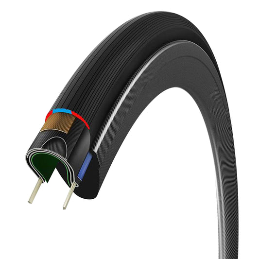 Road Tire 700 X 32 Vittoria Corsa N.Ext Tubeless Ready Hookless Rim Compatible (Giant Type) Black Graphene 2.0 TS (32-622) 330g