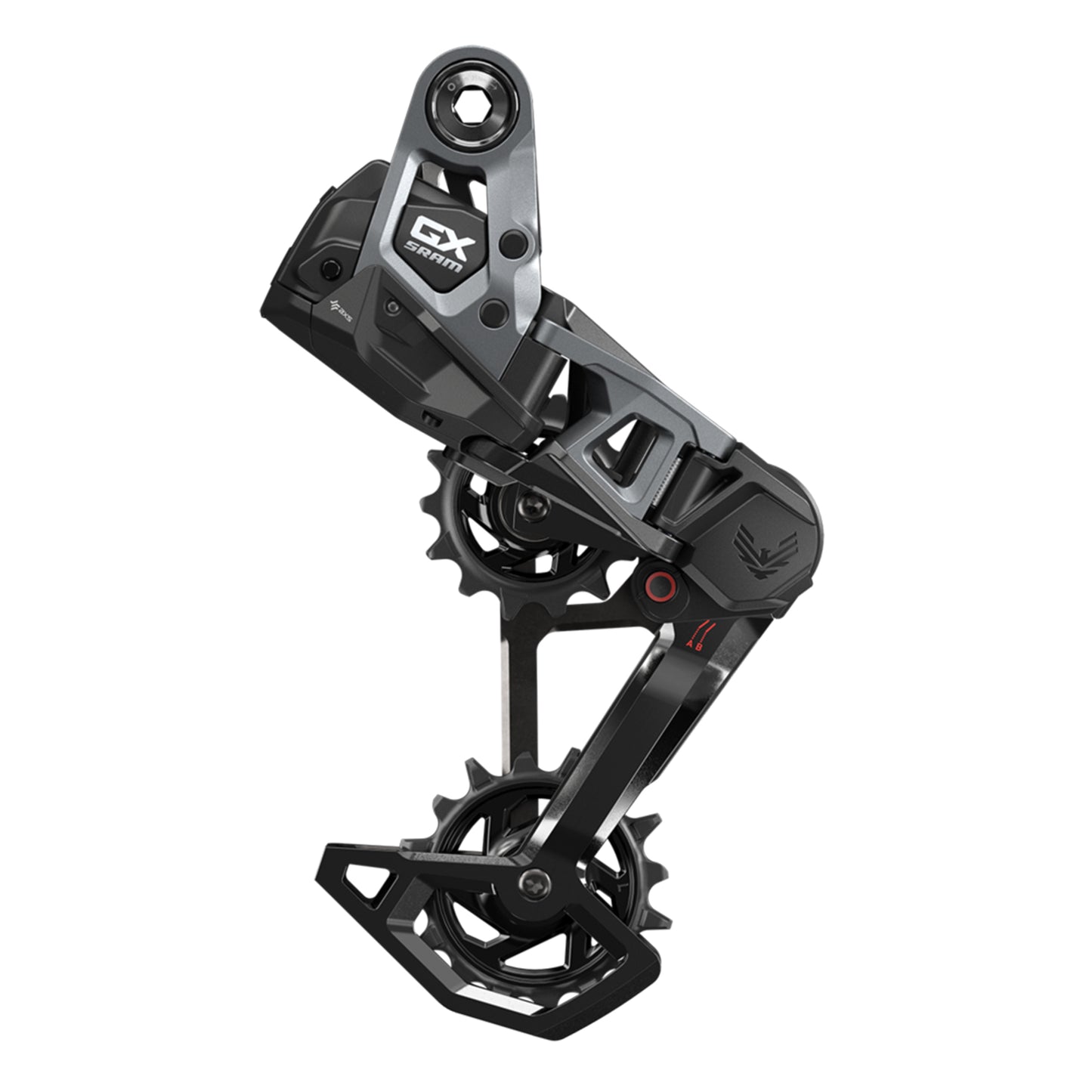 Dérailleur VTT arrière Sram 12v. GX t-type axs electrique noir chape longue sans batterie max 52dts