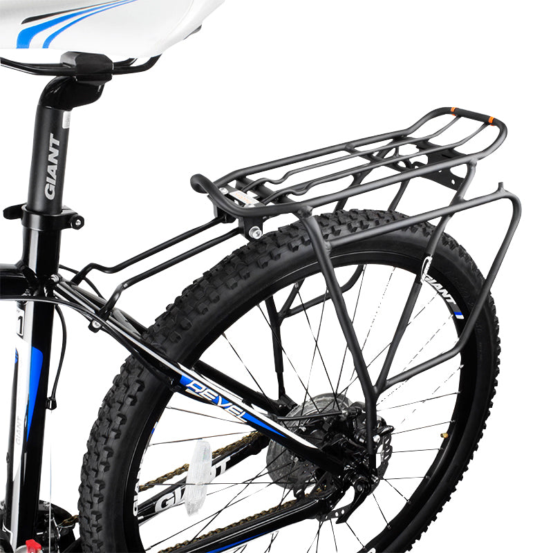 Ibera Touring Plus Rear Rack Black Aluminum 26-29 PakRak