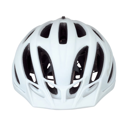 Polisport Adult City Bike Helmet Sport Flow In-Mold Matte White with White Visor