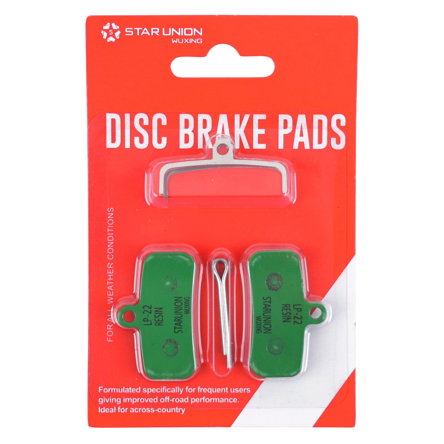 Plaquettes frein VTT PCP résine pour Star 4 pistons