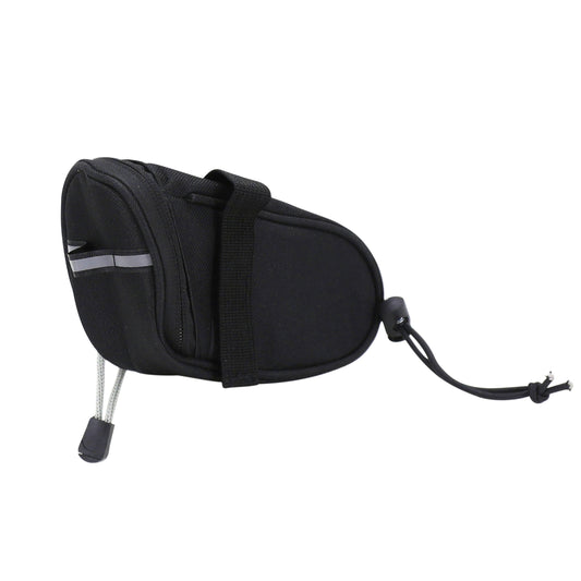 Sacoche de selle vélo medium fixation velcro noir / PCP