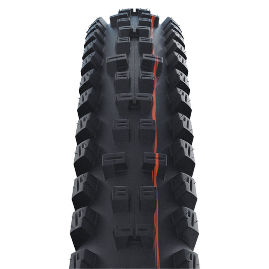 MTB Gravity Tire - E-Bike 27.5 X 2.40 Schwalbe Tacky Chan Addix Super Gravity Soft Black TLE Tubeless Ready TS (62-584) (650B) E-Bike Compatible