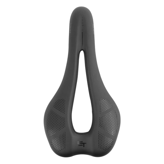 Newton MTB Road Saddle Mad Sad1 black central hole 269x140