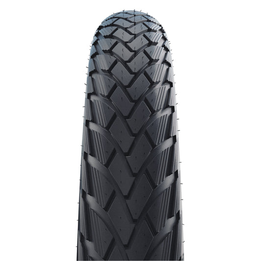 Urban MTB Tire 29 x 2.15 Schwalbe Marathon Green Black TR (55-622) Reinforced Sidewall Reflex E-bike Compatible