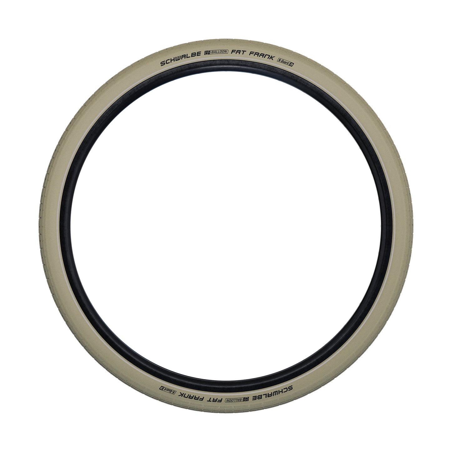 Urban MTB Tire 29 X 2.00 Schwalbe Fat Frank Cream Reflex Sidewall TR (50-622) K-Guard Puncture Protection (TWIN SKIN)