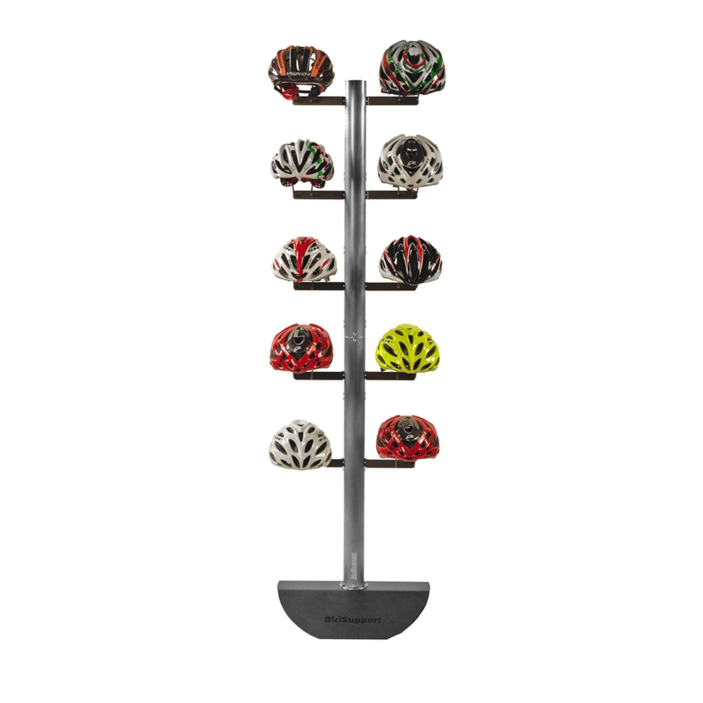 Bicisupport 10-place helmet display stand 188 cm