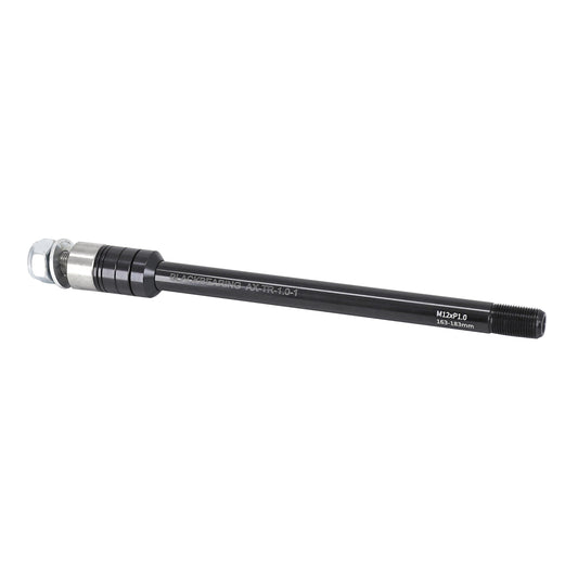 Axe remorque arrière Blackbearing M12x1.0 12x142-148 (171/183mm)