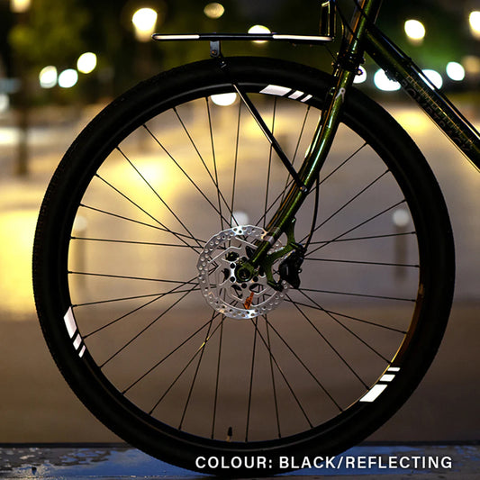 Sticker réfléchissant Reflective Berlin roue racer 40 mm noir