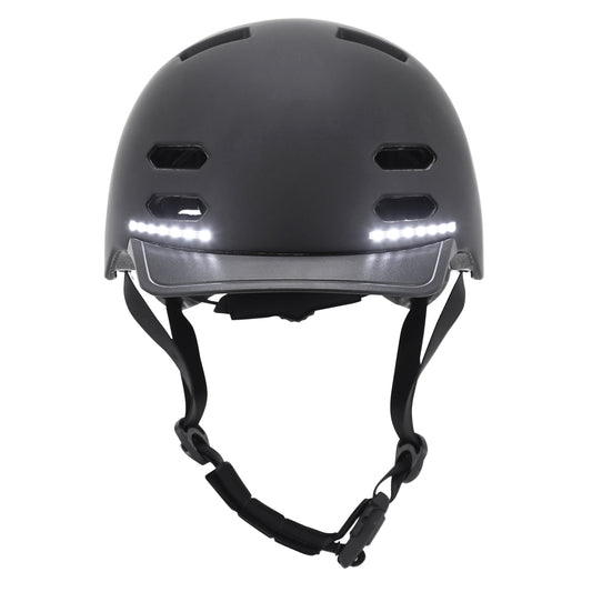 Newton City V3 Adult Cycling Helmet - Matte Black In-Mold with Visor