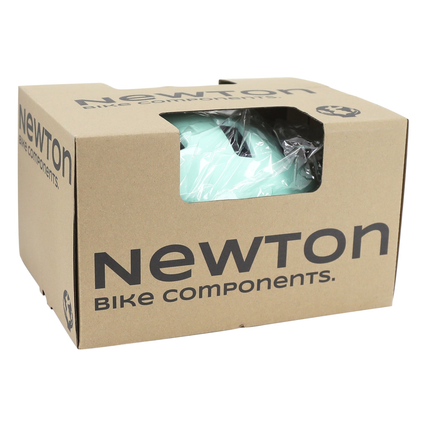 Casque vélo adulte Newton city v4 vert pastel in-mold avec éclairage intégré et visière