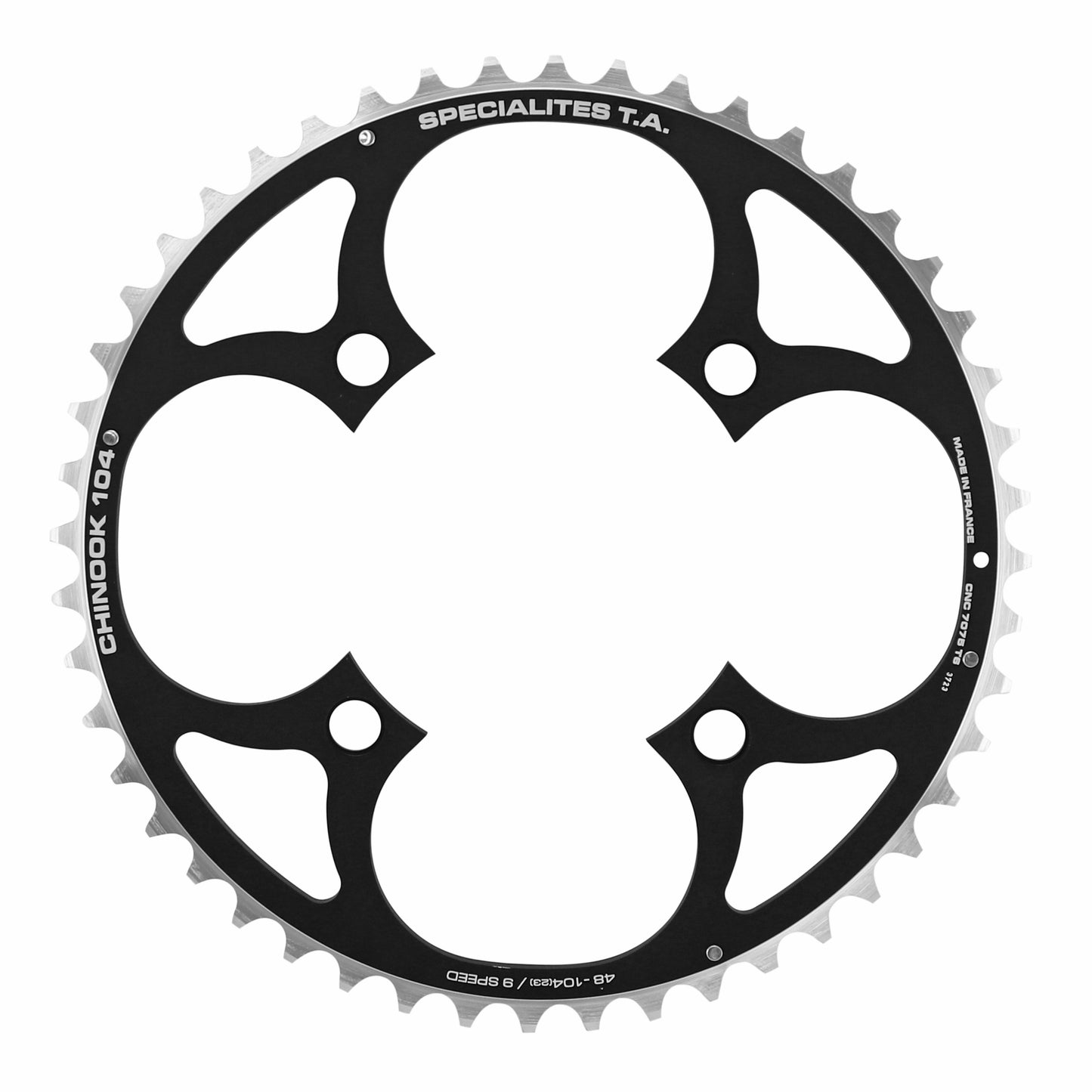 Plateau VTT TA Chinook 4 bras D104 48D ext triple 8-9V