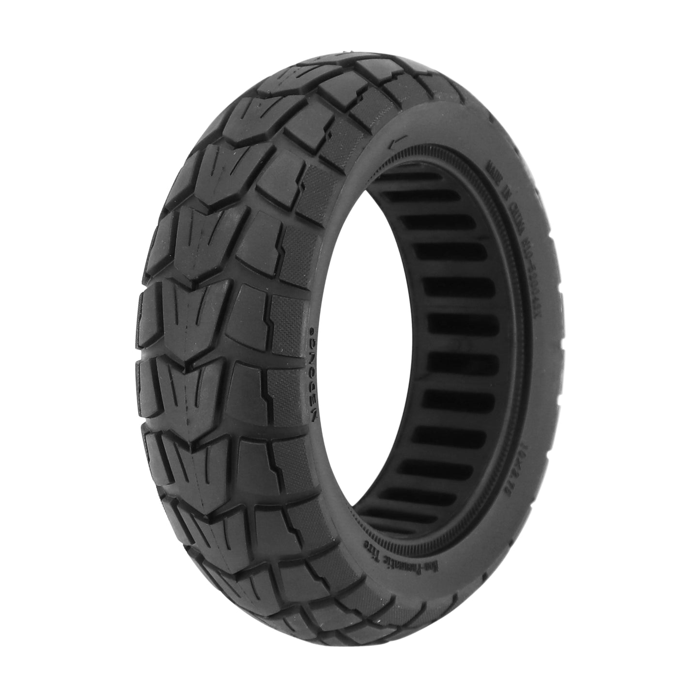 Pneu Trottinette plein Cross 10 X 2.75-6.5 Noir Largeur Interieur 54 mm