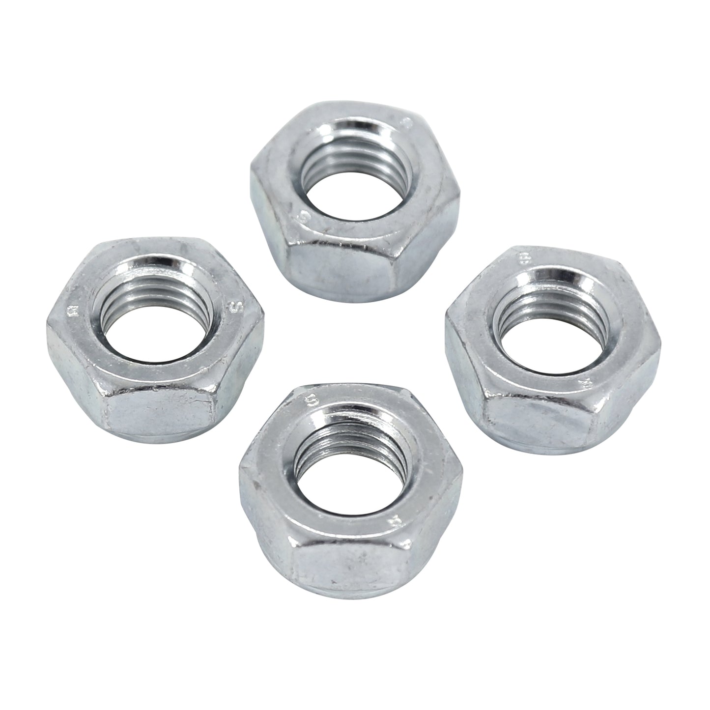 Set of 4 nuts for PCP tricycle rear wheel axle