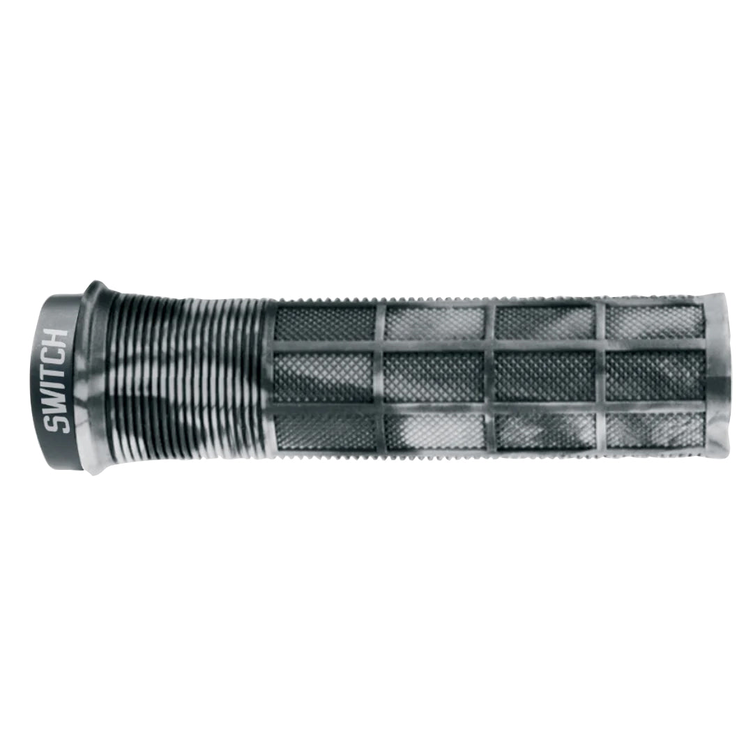 City MTB Switch Supergrip lock-on grips smoke white