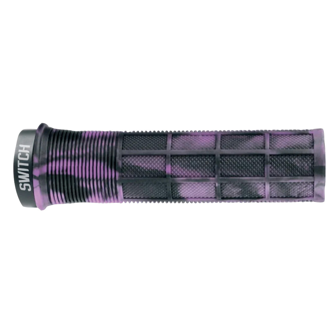 Poignées City VTT Switch Supergrip lock-on smoke violet