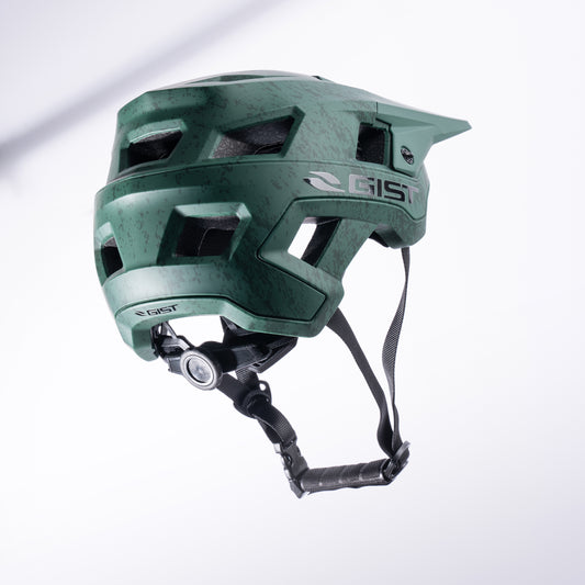 Gist Adult MTB Scrub Green In-Mold Cycling Helmet