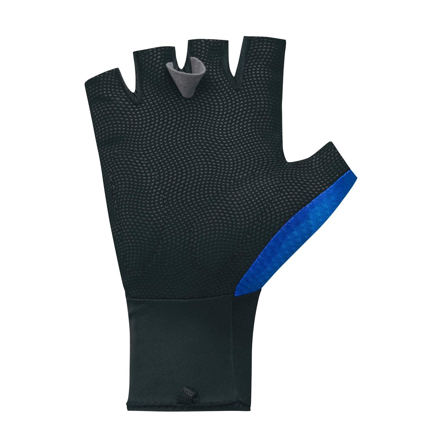Gants vélo court Gist Speed noir / bleu sans velcro