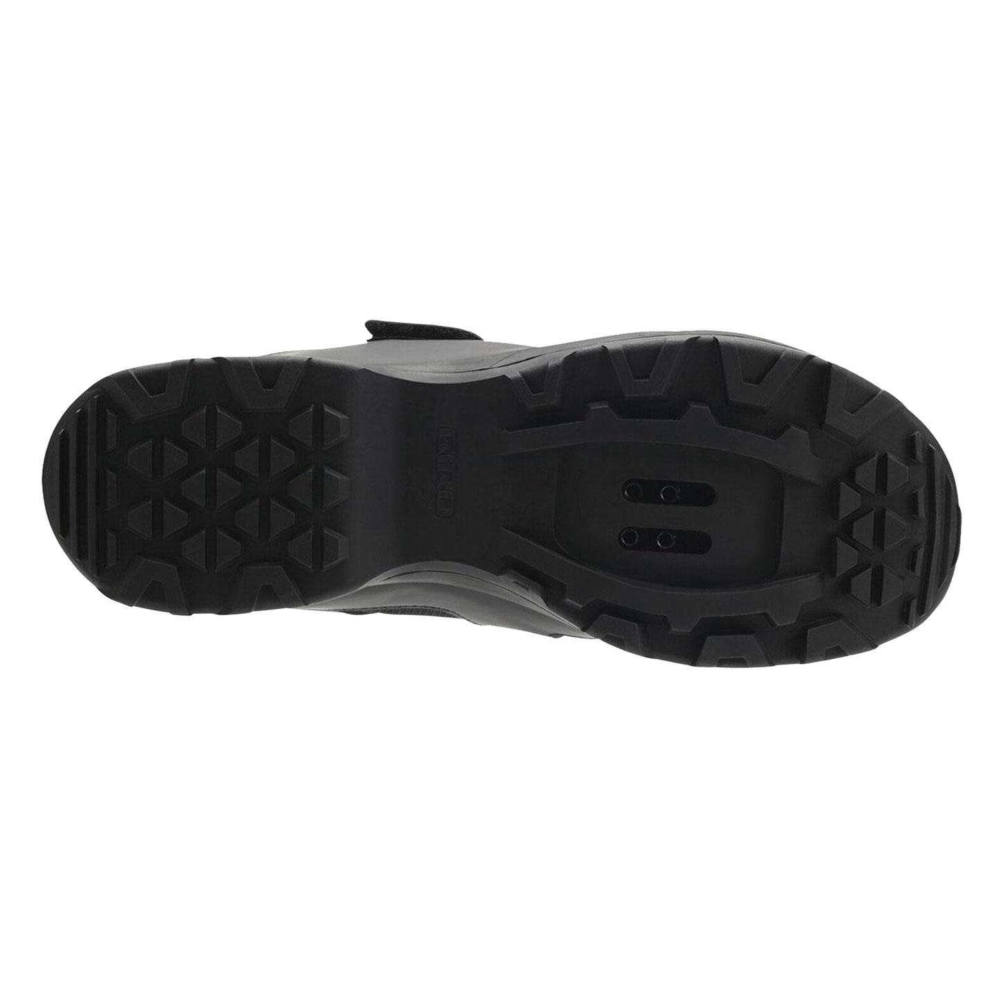 Chaussures gravel / VTT Giro berm K257 noir / gris fonce fixation double velcro compatible SPD