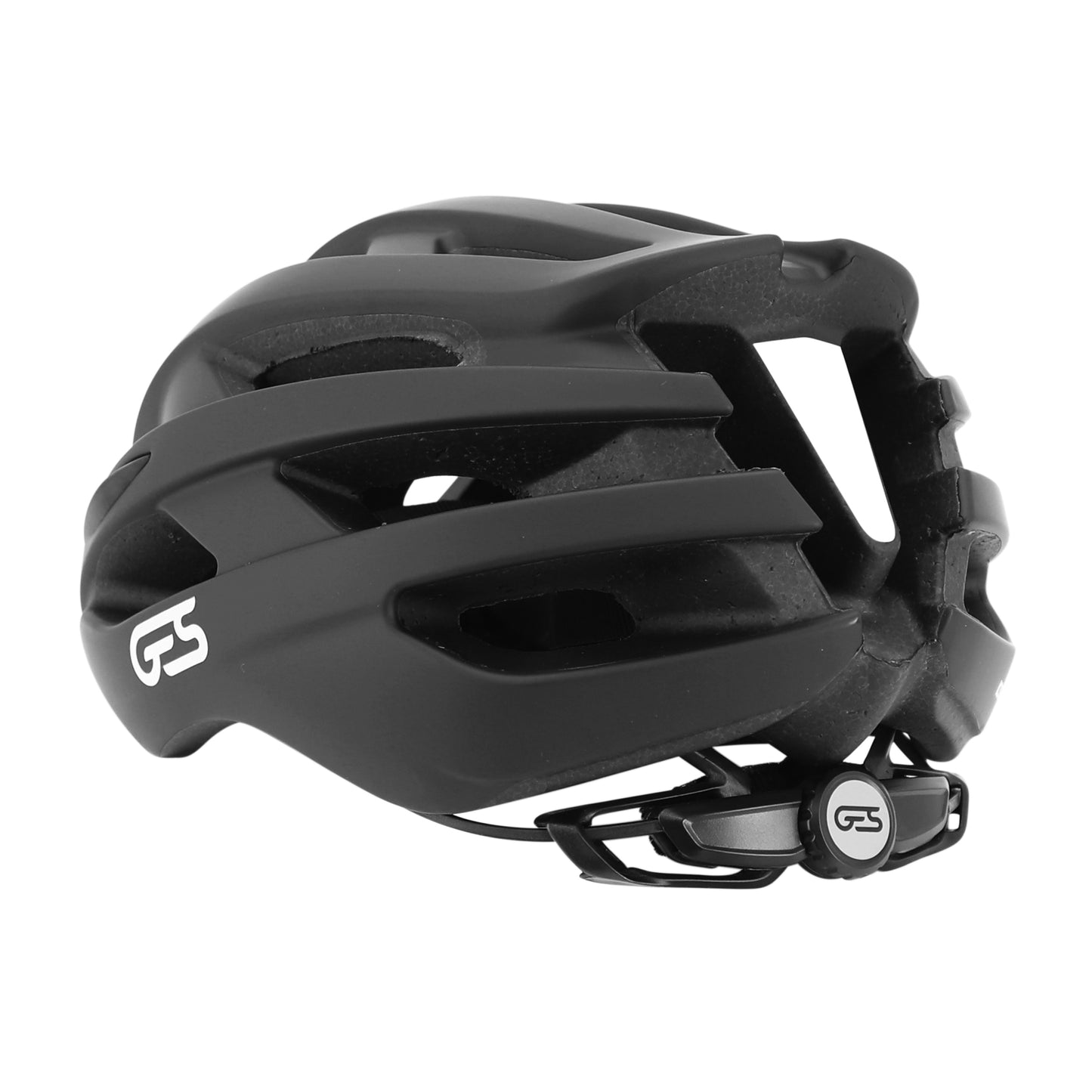 Ges Adult Bicycle Helmet icon-12 Road-Gravel Black In-mold Fit-system