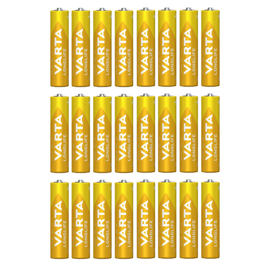 Varta LR03 AAA Alkaline Longlife Battery resealable box of 24