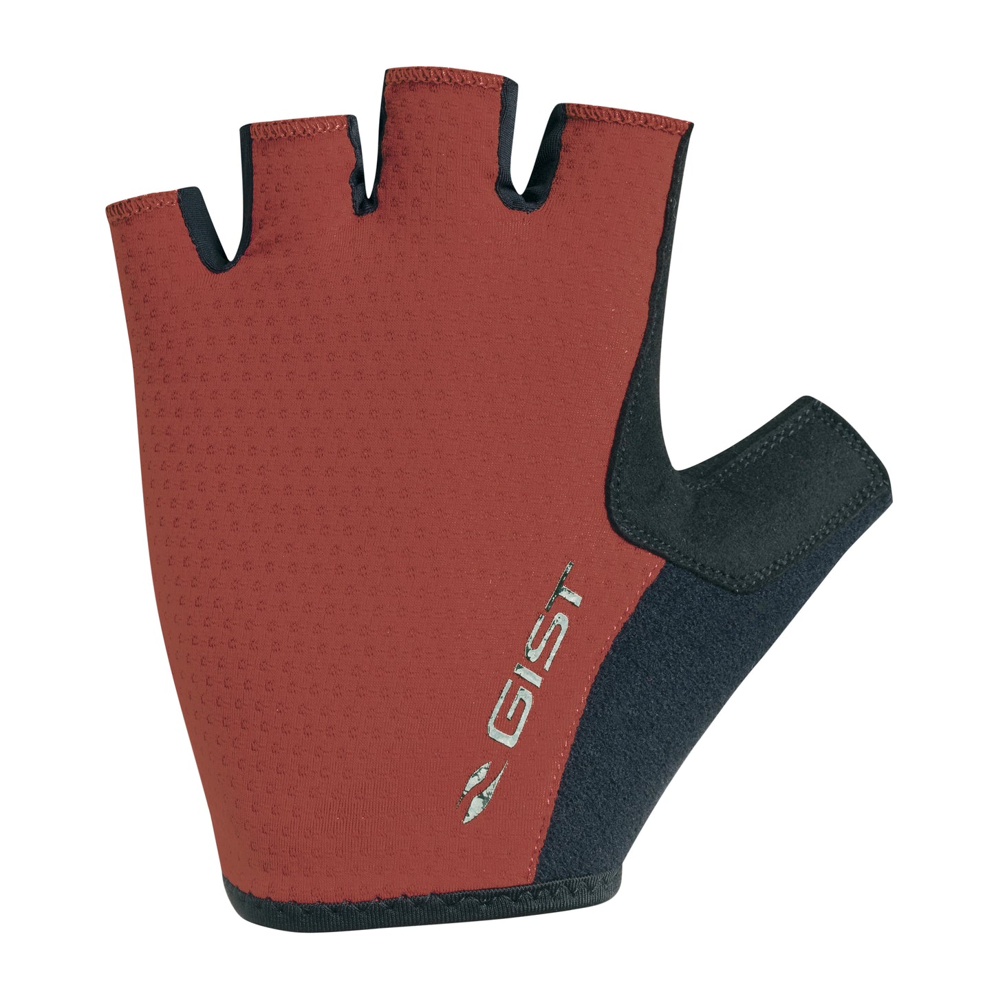 Gants vélo court Gist Rapid Gel noir / rouge sans velcro