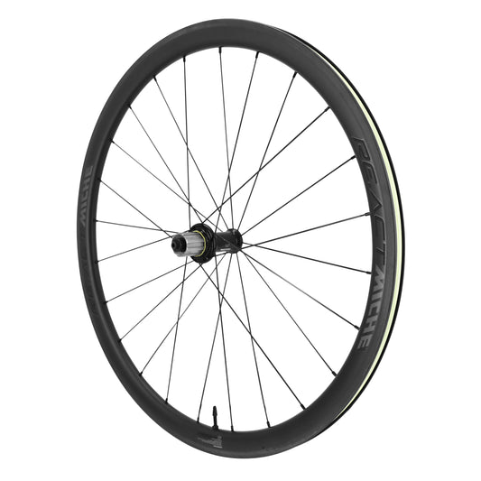 Roues route patin blocage 700 Miche Re.Act 38 carbone Shimano 12-11-10V