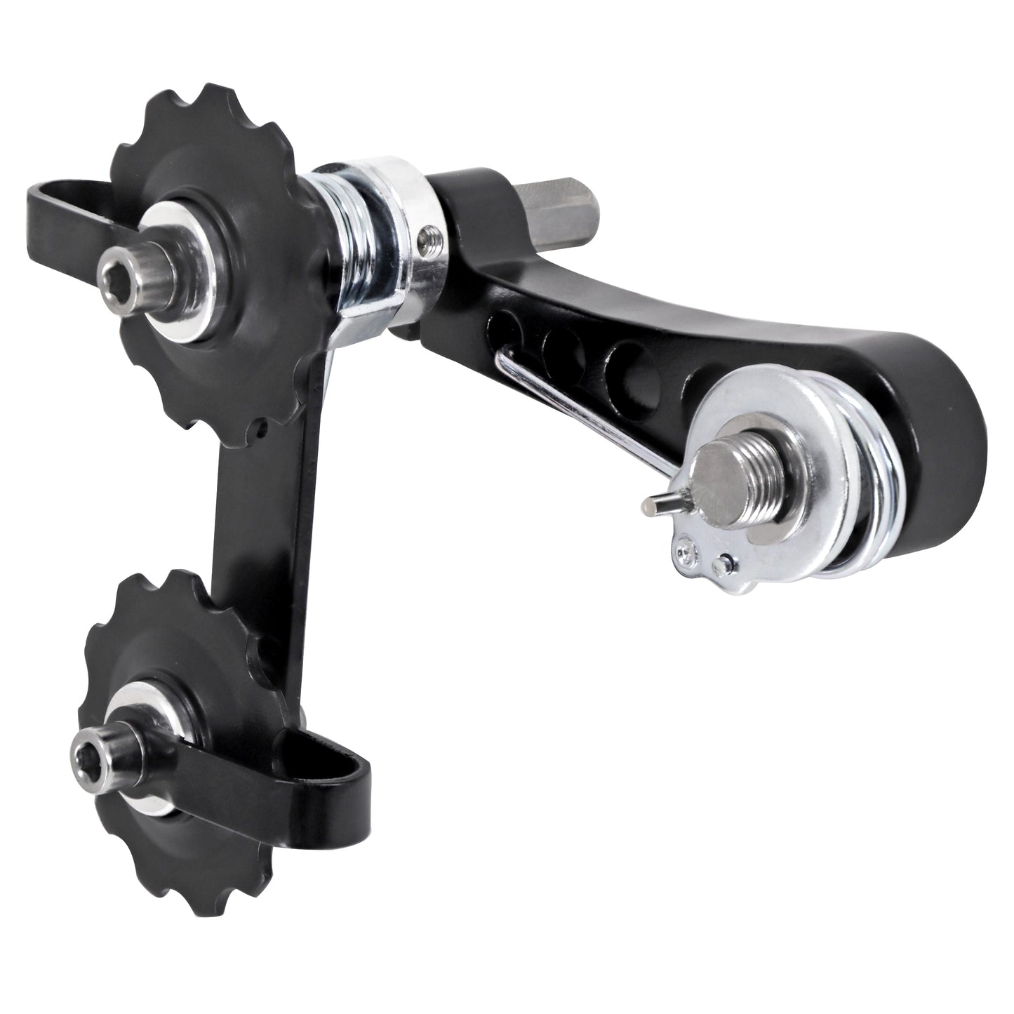 Tendeur de Chaîne - Guide VTT noir fixation sur patte dérailleur arrière
