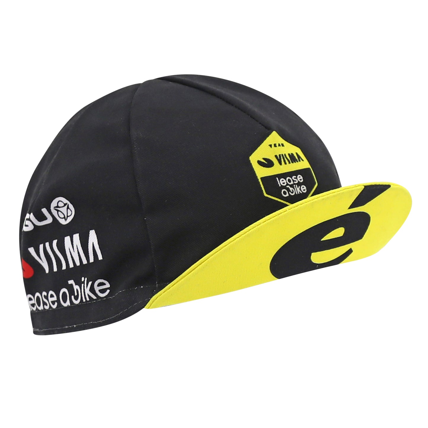 Casquette vélo équipe pro visma jaune-noir Gist