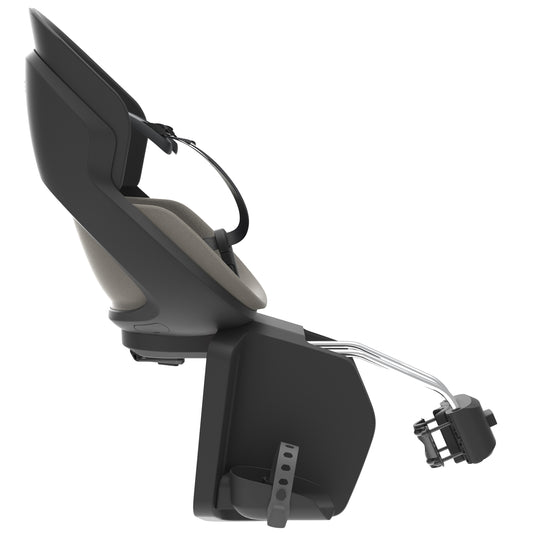 Prodigee Icon Child's Rear Seat, Black Frame, Grey Cushion
