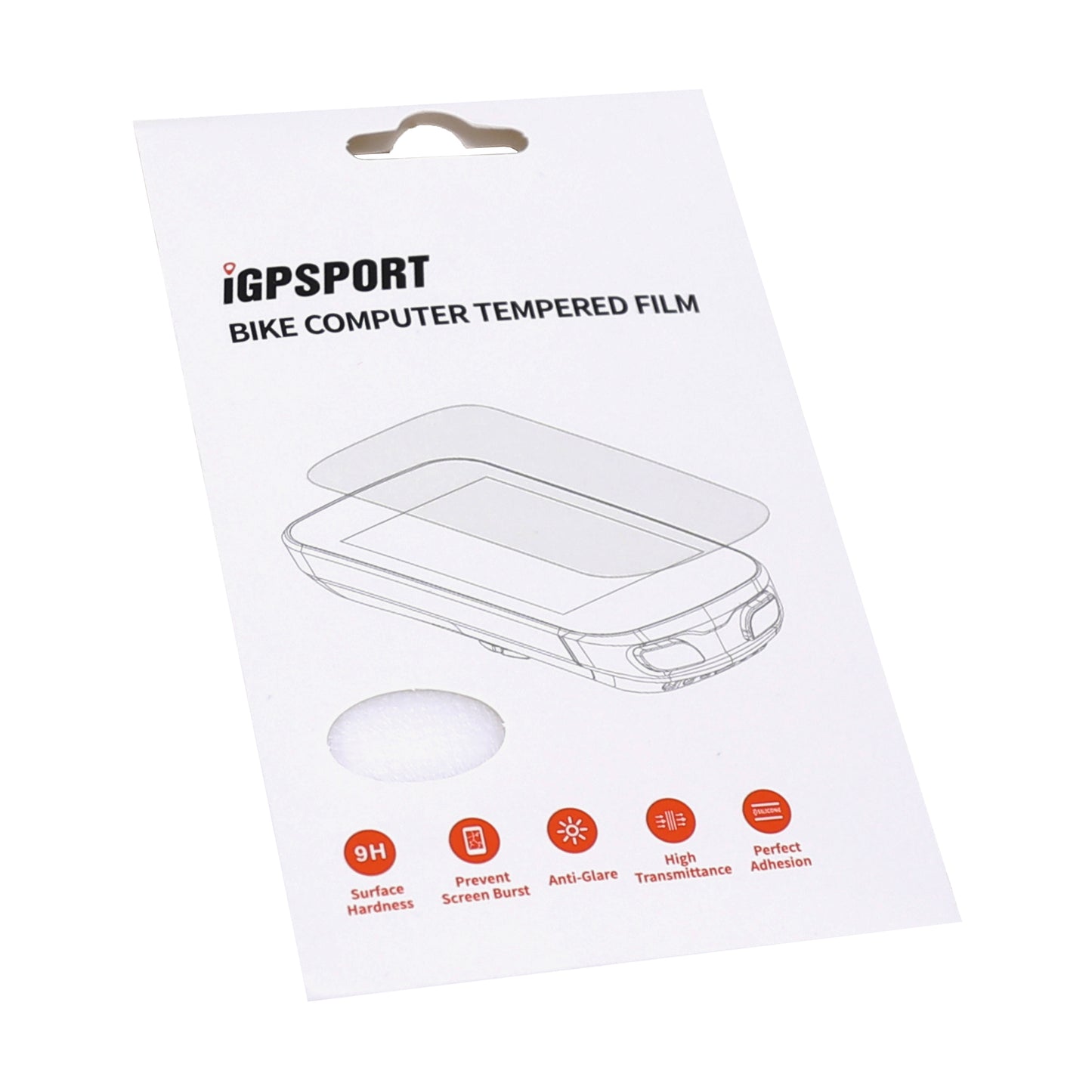 Igpsport bsc300 meter screen protector tempered glass transparent (sold in packs of 2)