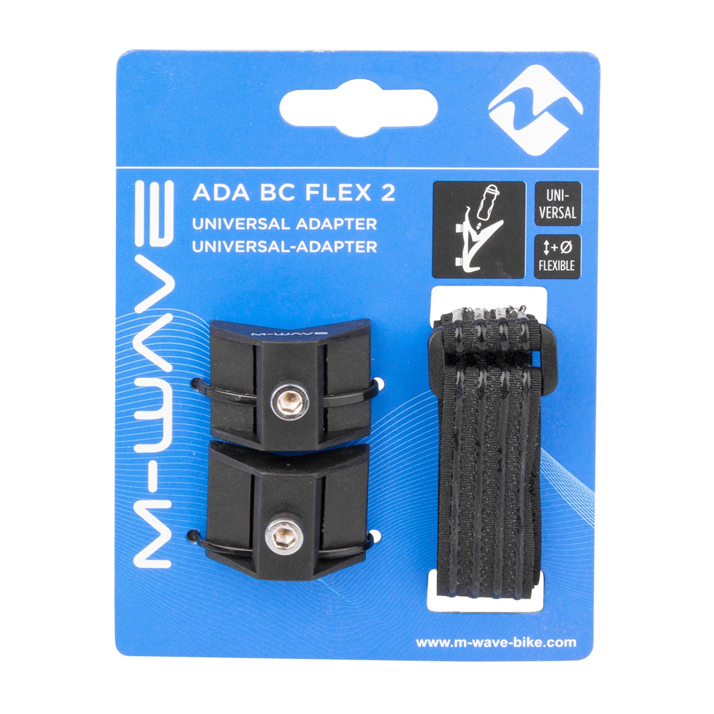 Support fixation porte-bidon PCP velcro noir