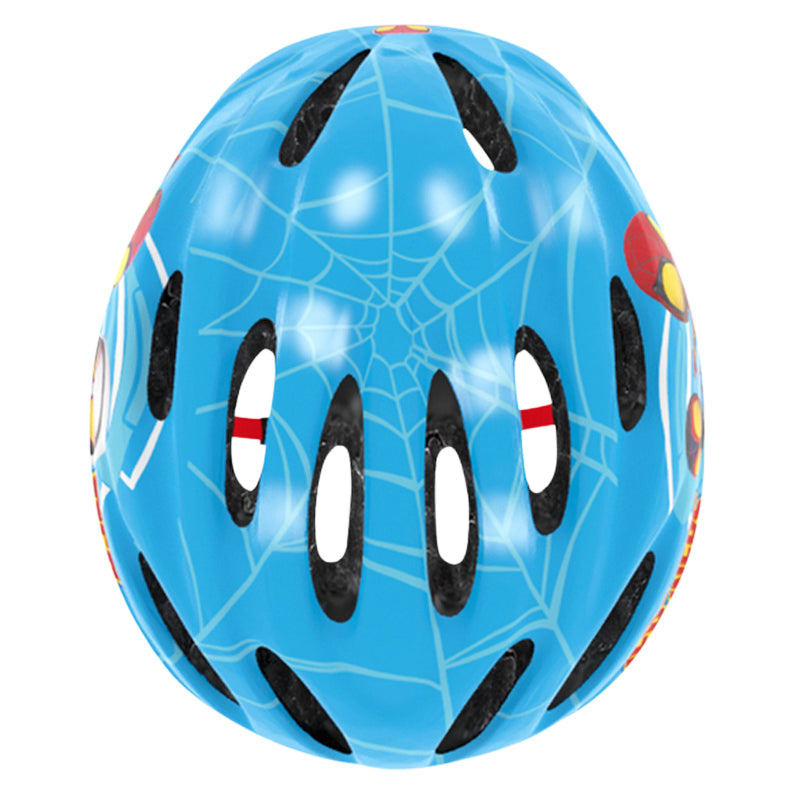 Casque vélo enfant Disney spidey bleu avec molette réglage