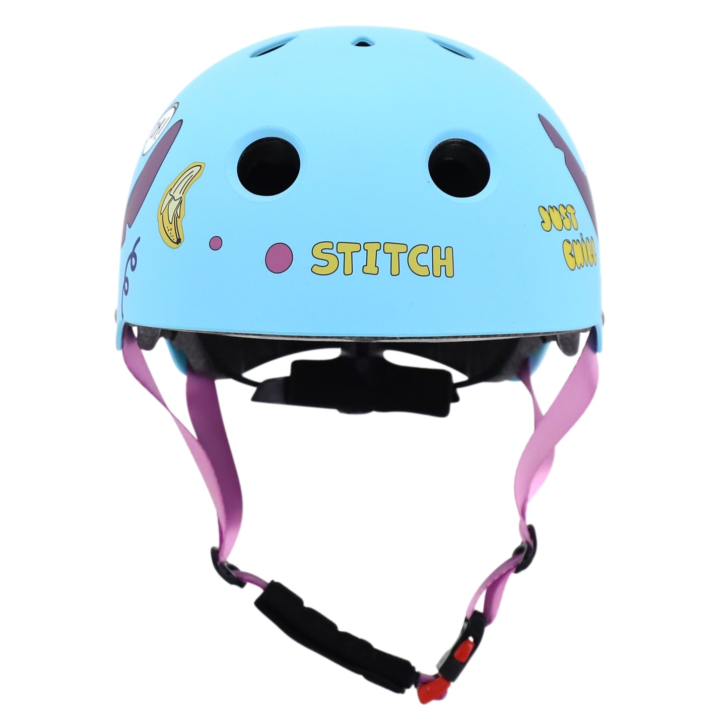 Casque vélo enfant Disney stitch sport bleu avec molette réglage