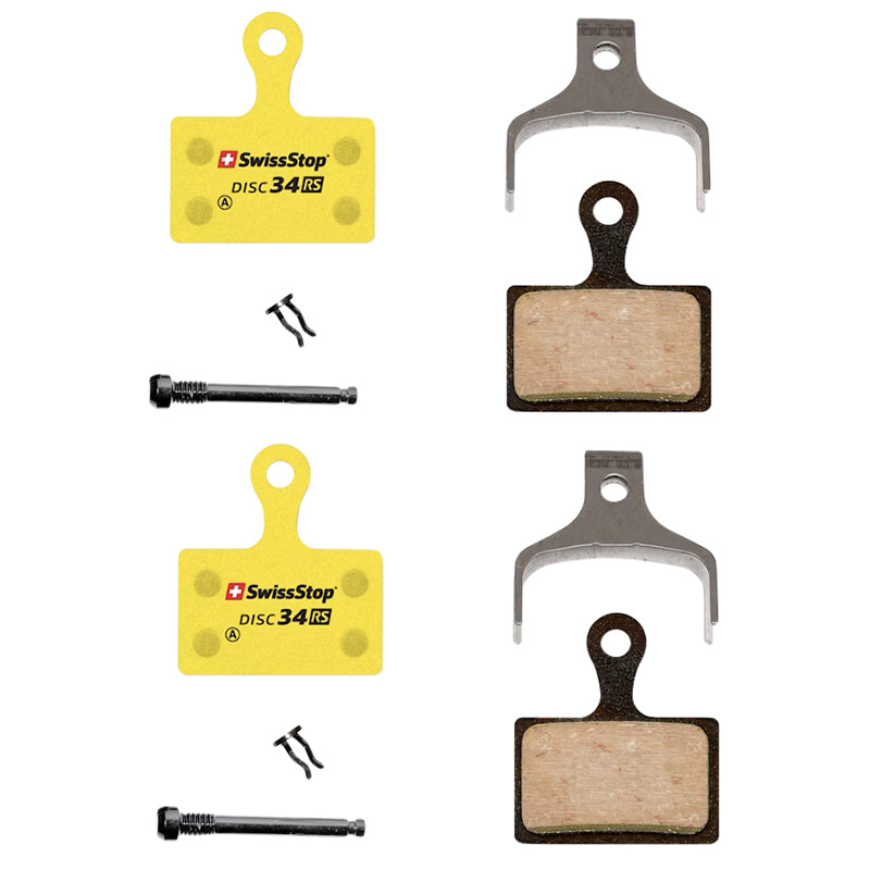 SwissStop Road Disc Brake Pads for Shimano Dura-Ace Ultegra Disc34RS 2 Pairs