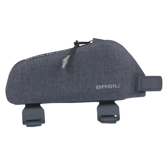 Sacoche de cadre vélo Basil navigator storm noir fixation velcro 0.8l